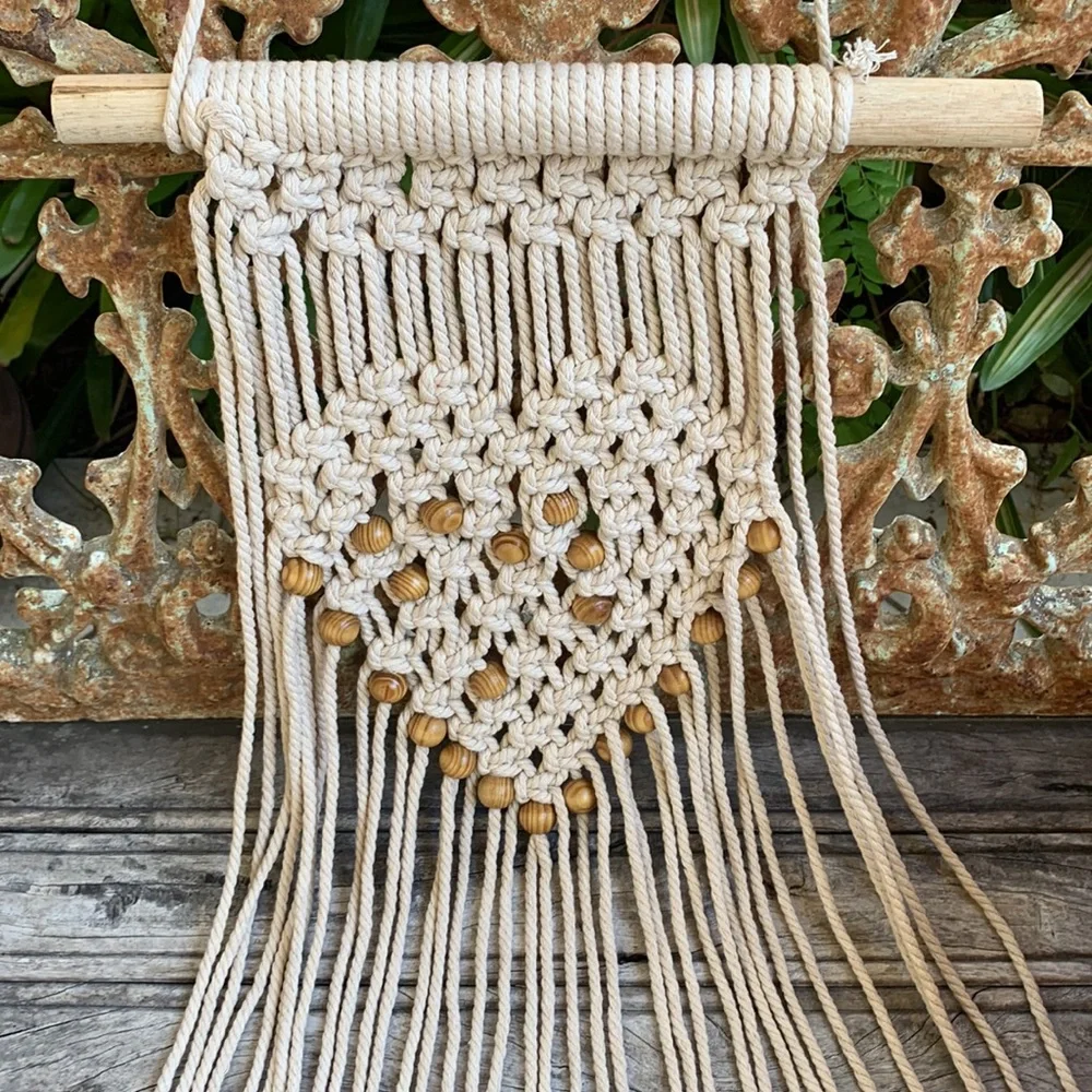 Macrame Heart Wall Hanging